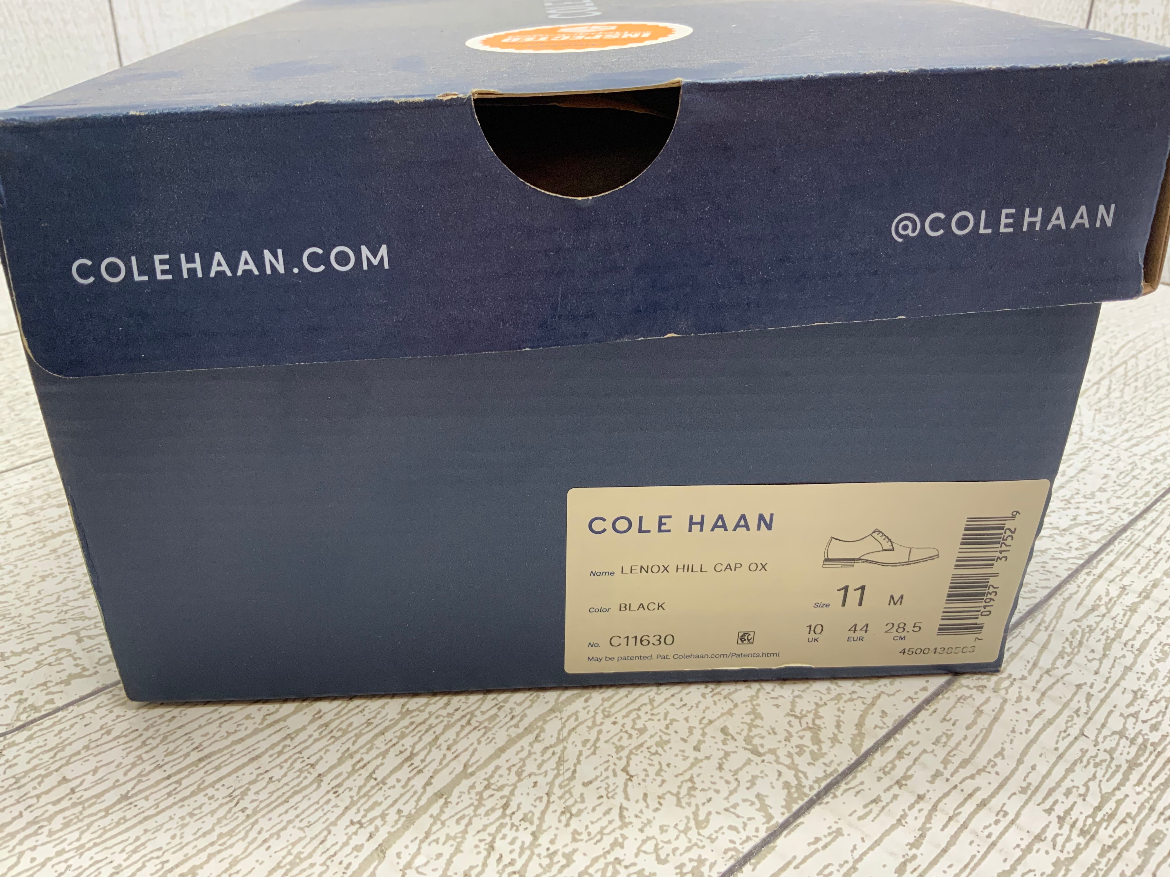 Cole Haan Men's Lenox Hill Cap Oxford **Black, Size 11** (8041592586478)